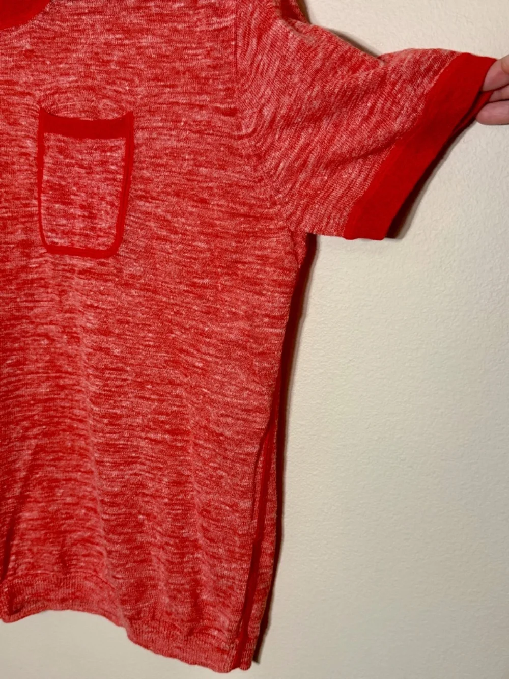 J. Crew Linen Pocket tee